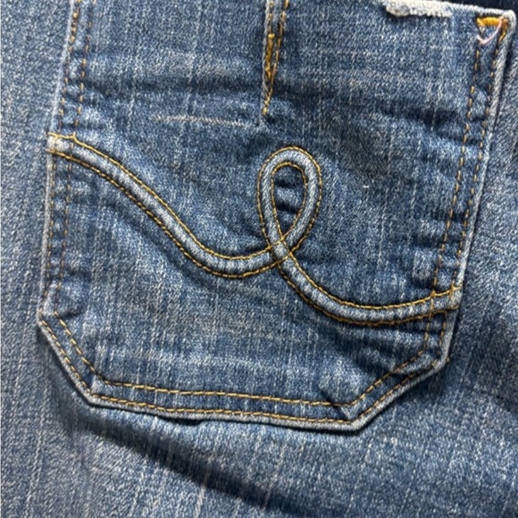 Haute Hippie Blue Wash Cropped Jeans size 25/2 - Picture 6 of 8